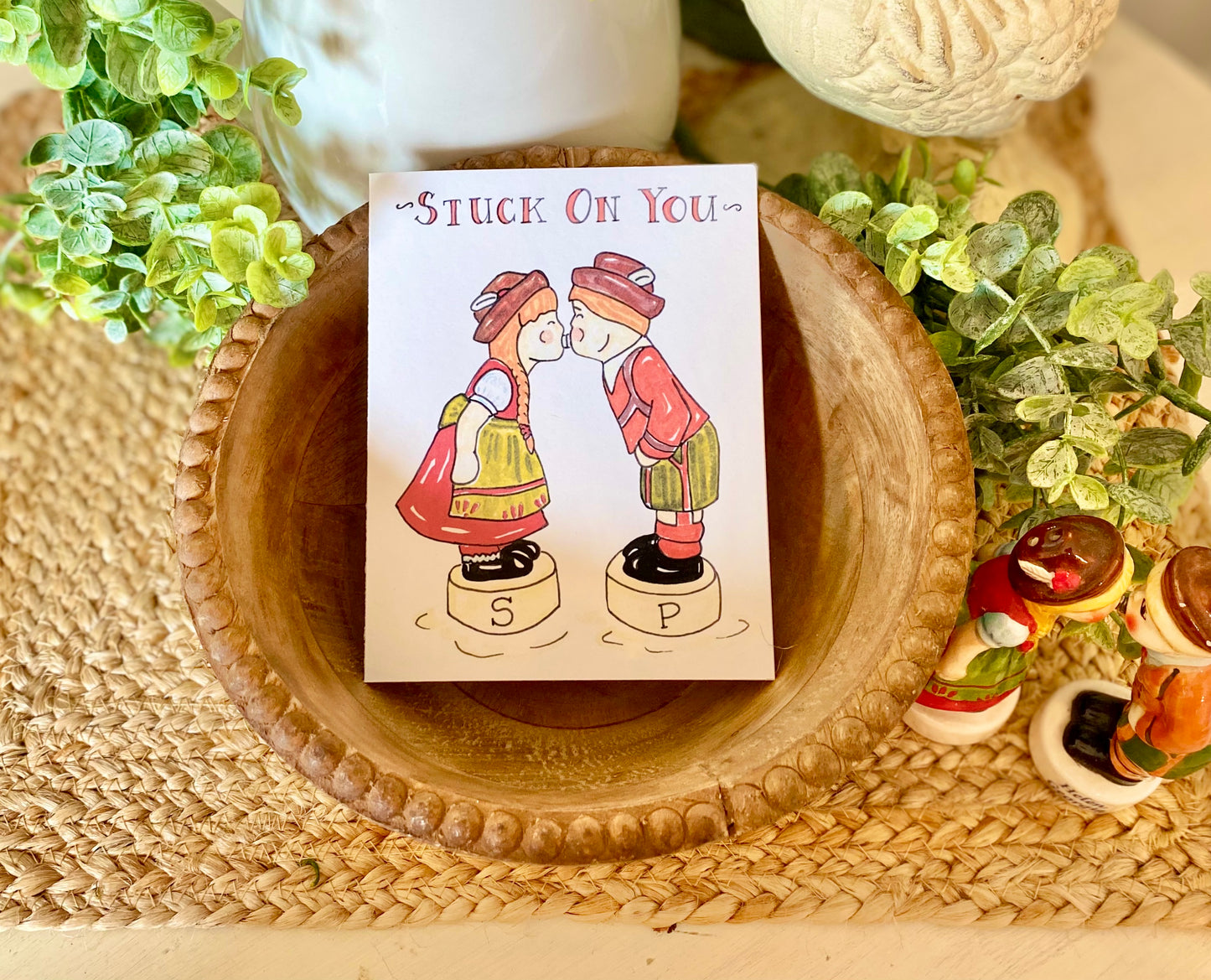 Stuck On You, Note Card
