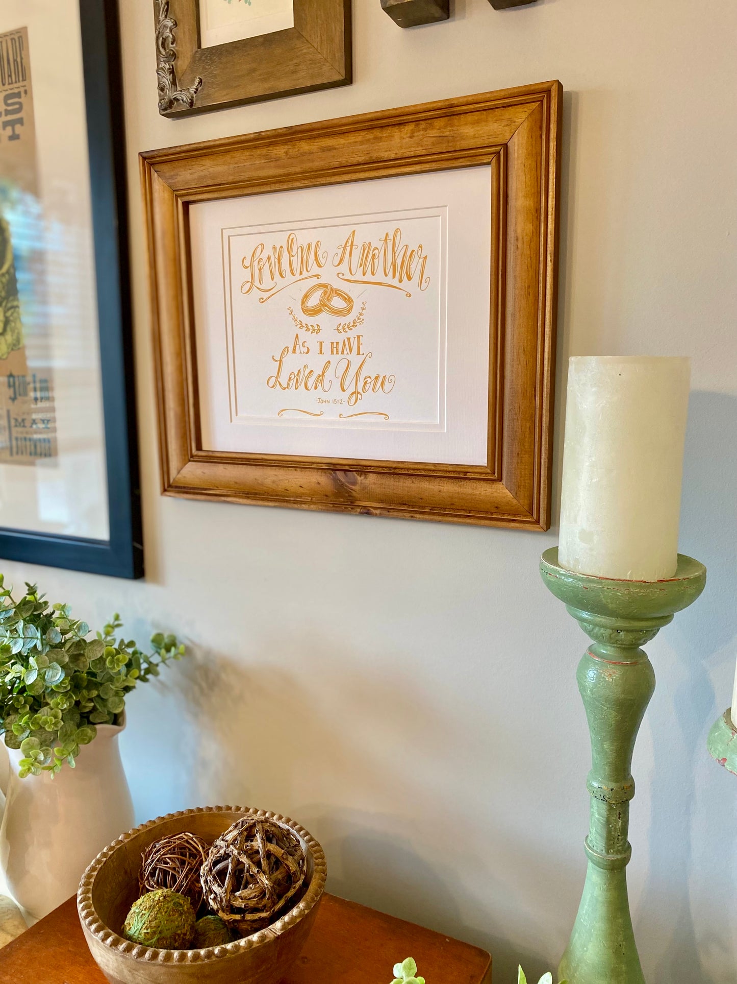 John 15:12, Art Print