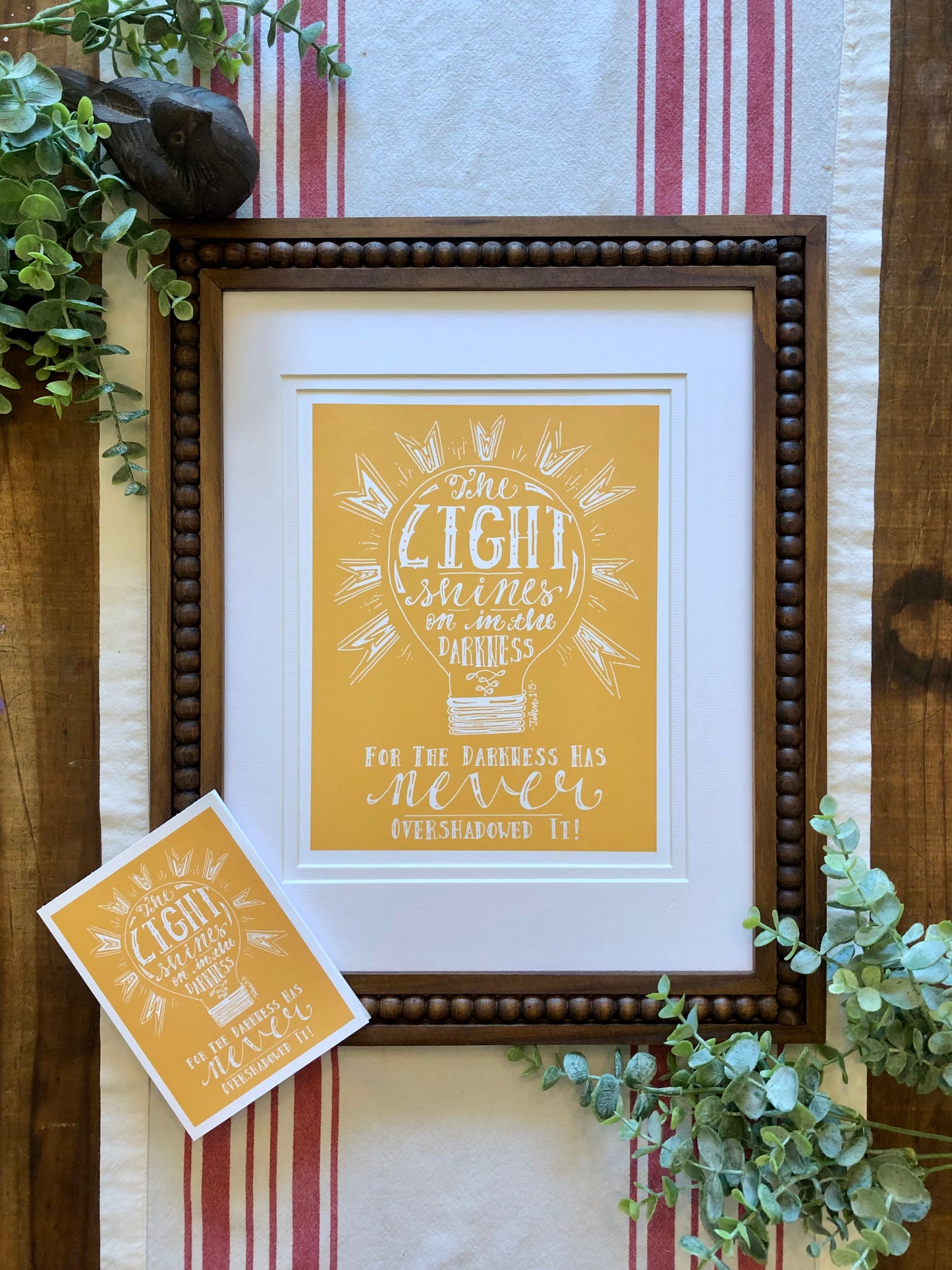 John 1:5 Art Print