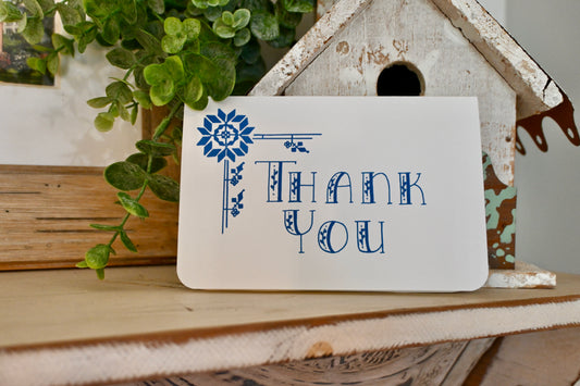Thank You Note, Single Card