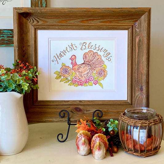 Harvest Blessings Art Print