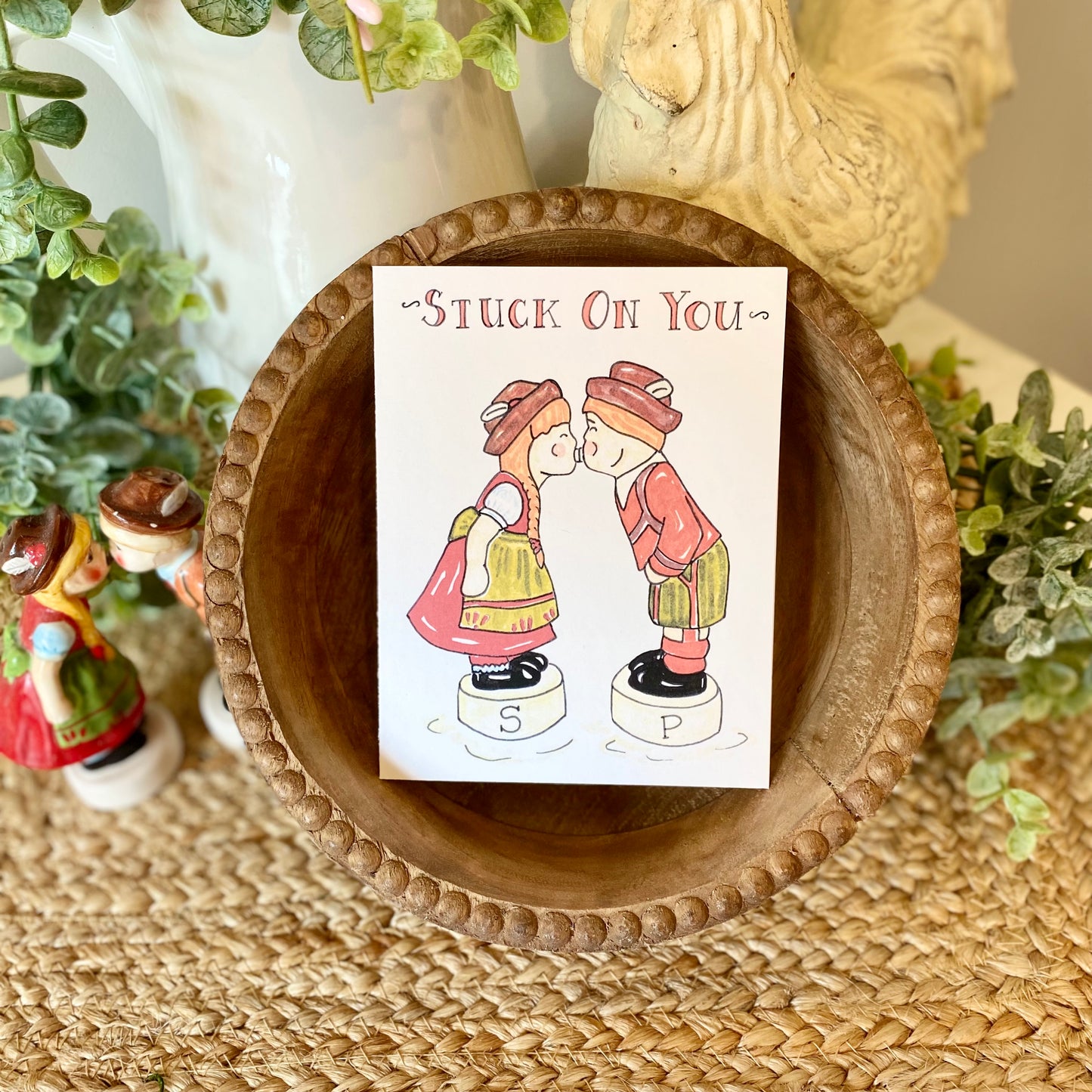 Stuck On You, Note Card