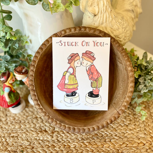 Stuck On You, Note Card
