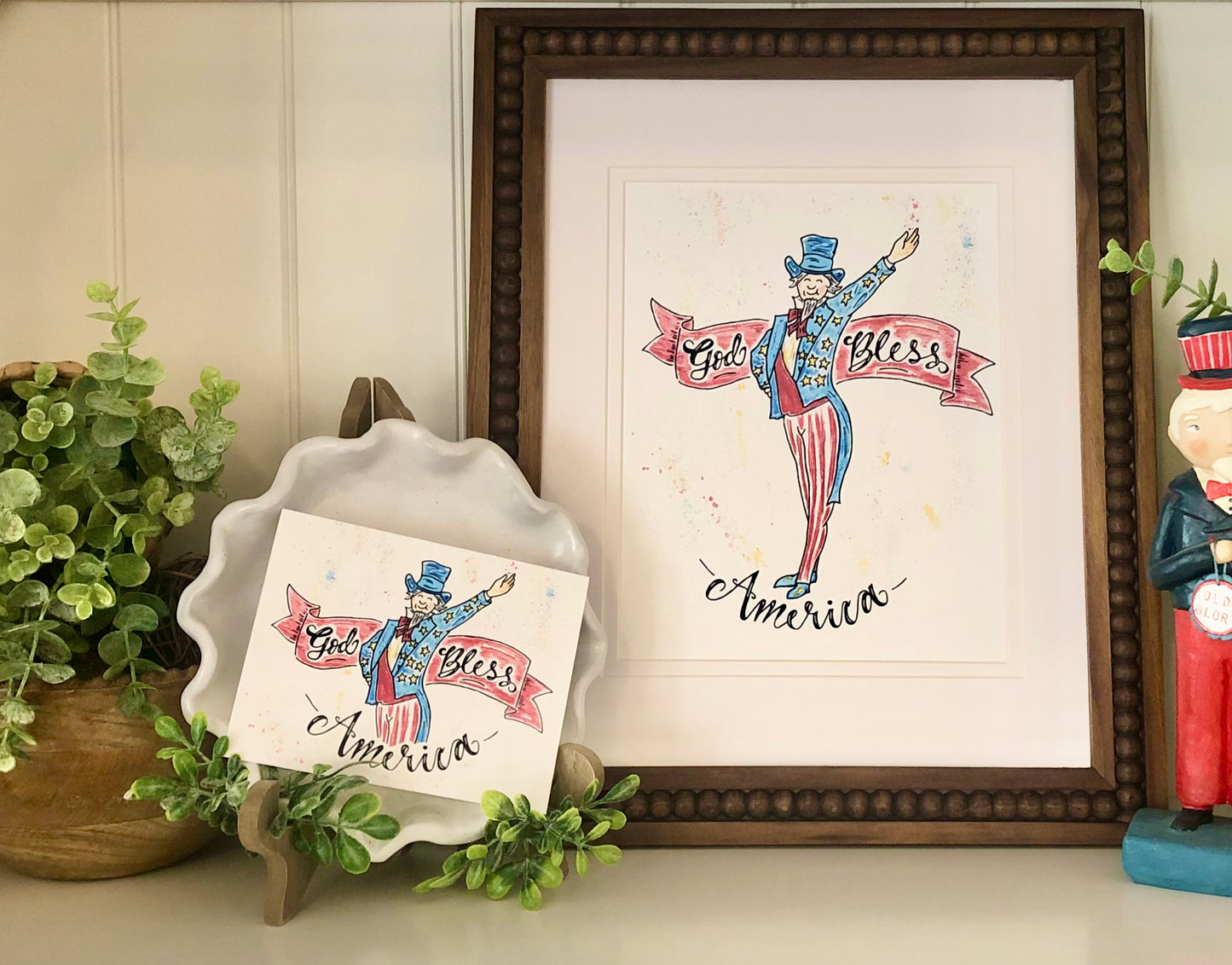 God Bless America, Art Print