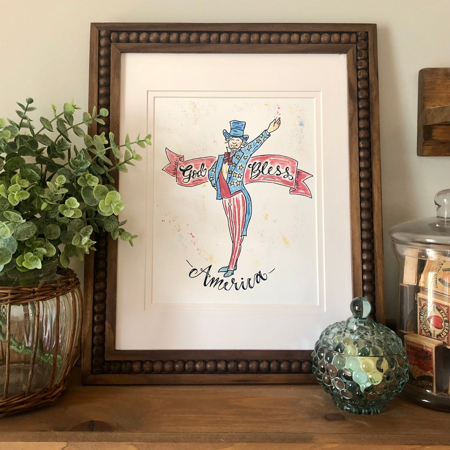 God Bless America, Art Print