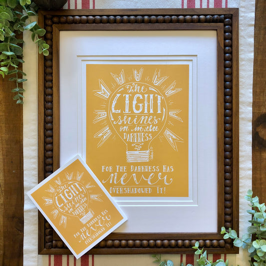 John 1:5 Art Print