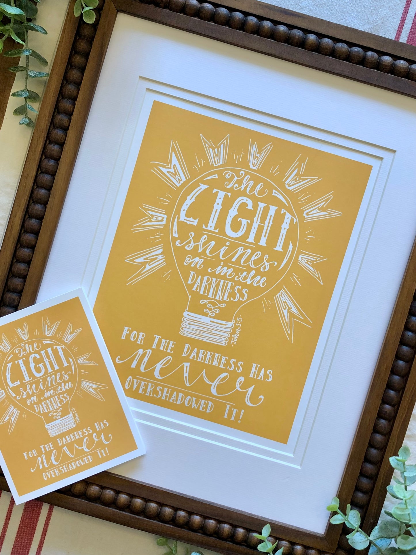John 1:5 Art Print