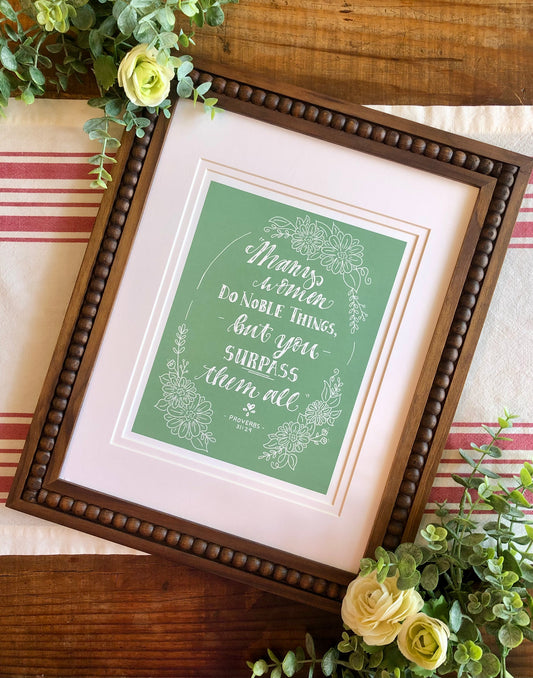 Proverbs 31 Art Print
