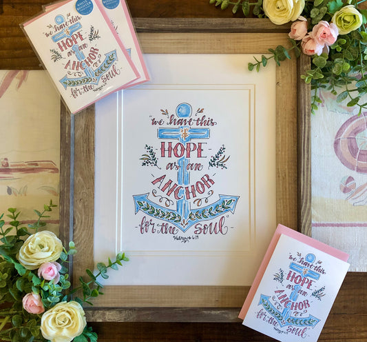 Hope as an Anchor note card