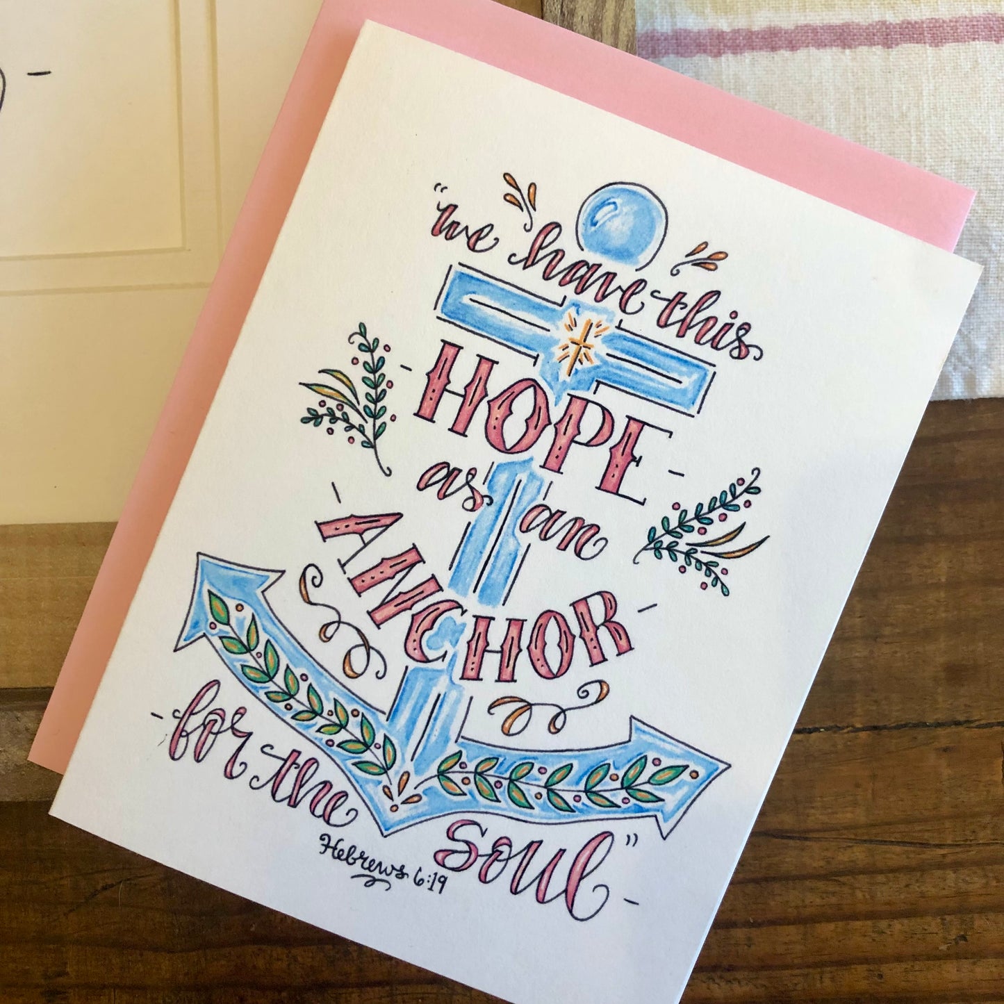 Hope as an Anchor note card