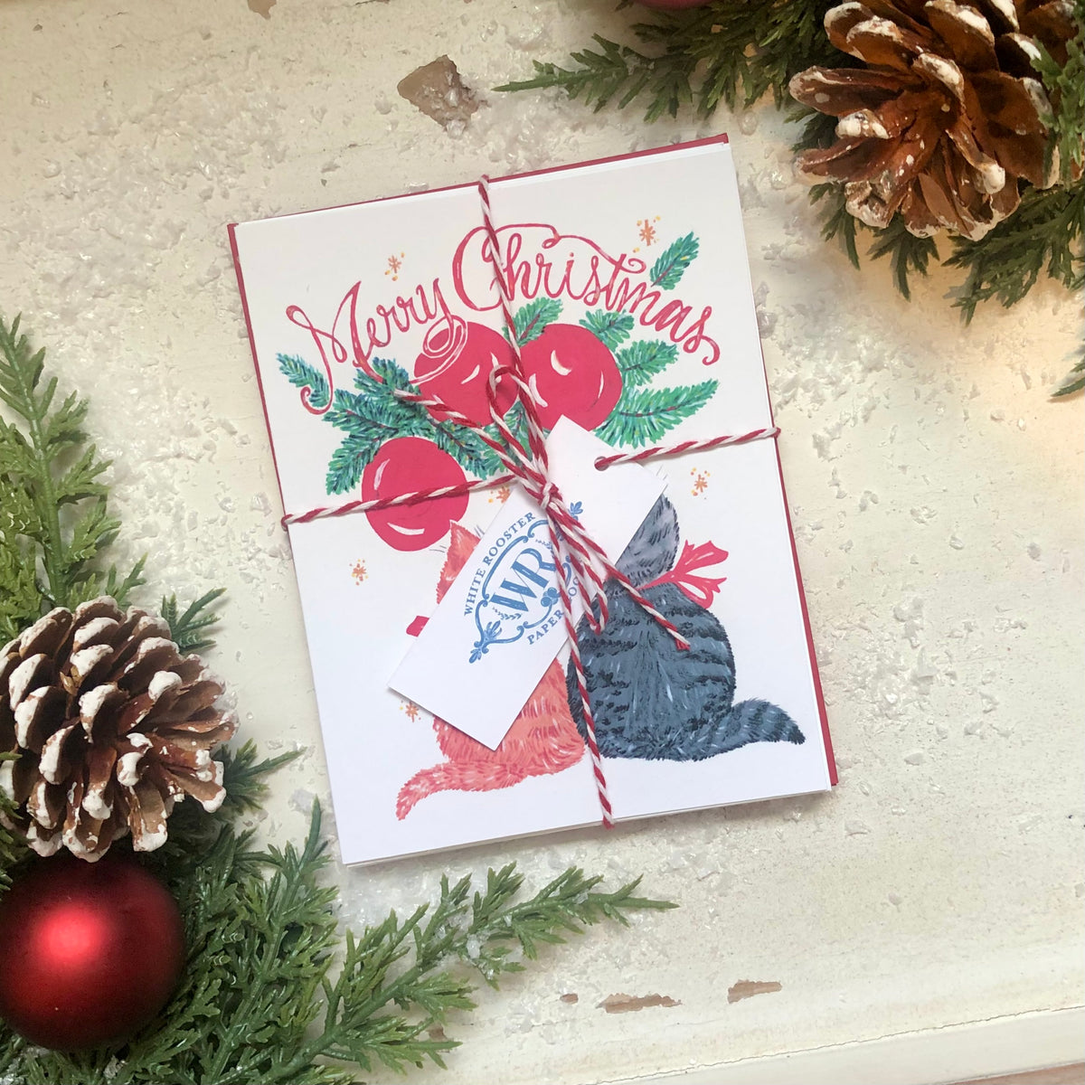 Christmas Kittens Greeting Cards