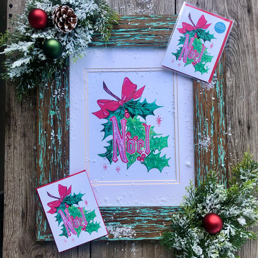Noel Art Print and Note Cards