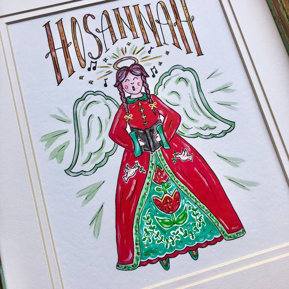 Hosannah Angel, Art Print and Note Cards