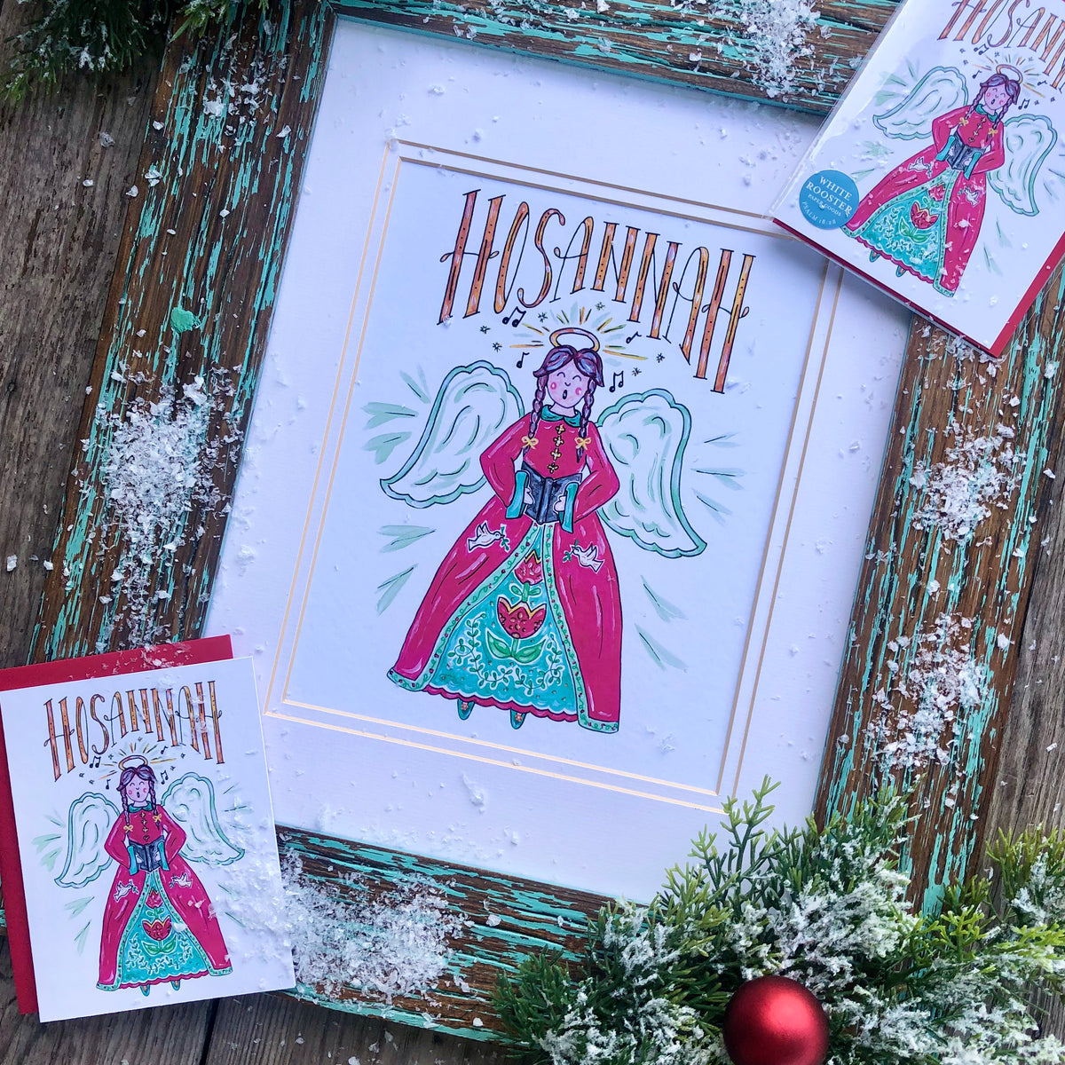 Hosannah Angel, Art Print and Note Cards