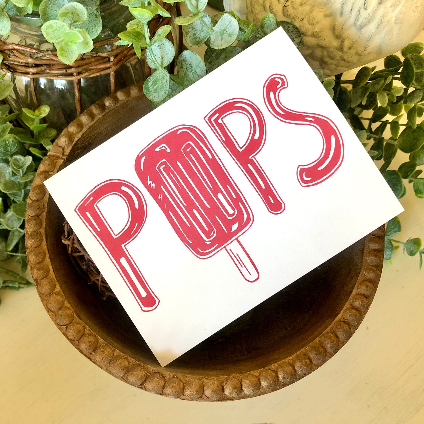 POPS Note Card